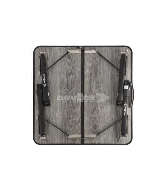 Tavolo pieghevole Brunner ELÙTOP COMPACK SQUARE 120 – 120x120 cm regolabile in altezza in alluminio