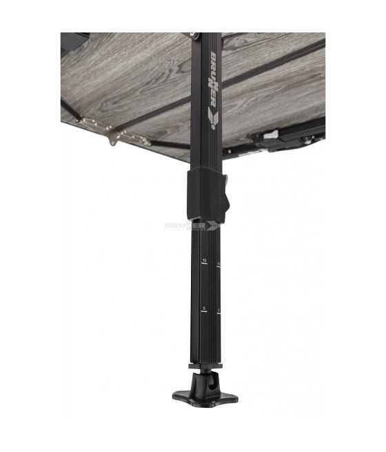 Tavolo pieghevole Brunner ELÙTOP COMPACK SQUARE 120 – 120x120 cm regolabile in altezza in alluminio