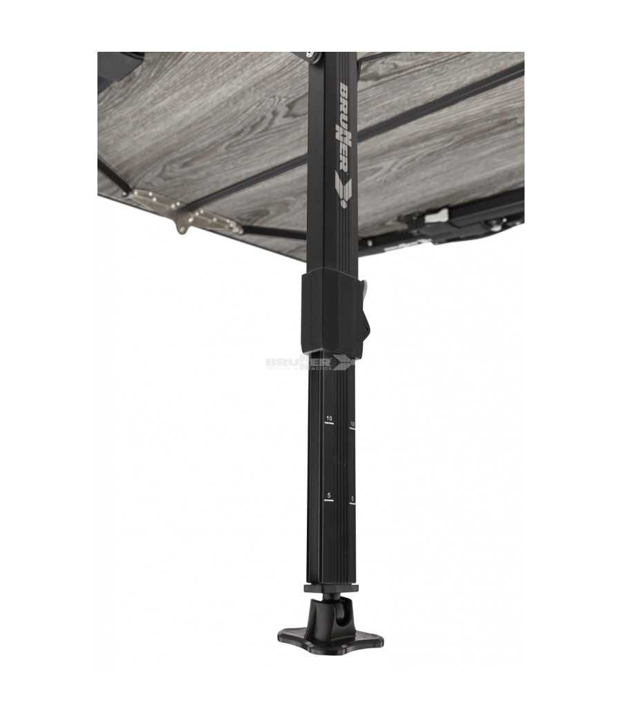 Tavolo pieghevole Brunner ELÙTOP COMPACK SQUARE 120 – 120x120 cm regolabile in altezza in alluminio