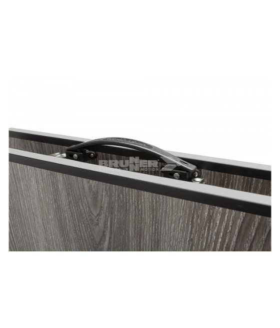 Tavolo pieghevole Brunner ELÙTOP COMPACK SQUARE 120 – 120x120 cm regolabile in altezza in alluminio
