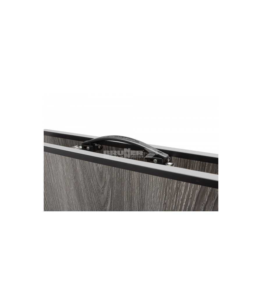 Tavolo pieghevole Brunner ELÙTOP COMPACK SQUARE 120 – 120x120 cm regolabile in altezza in alluminio