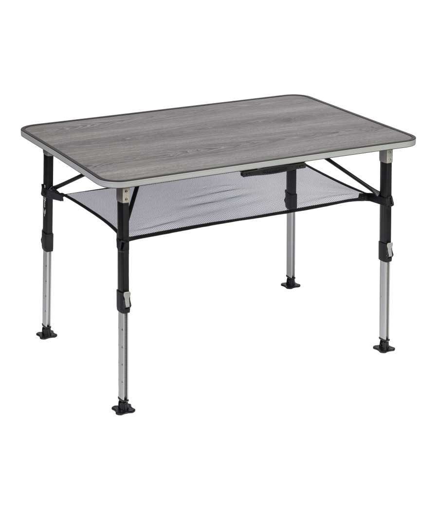 Brunner ELU NG 100 – Tavolo pieghevole in alluminio 100×70 cm regolabile in altezza