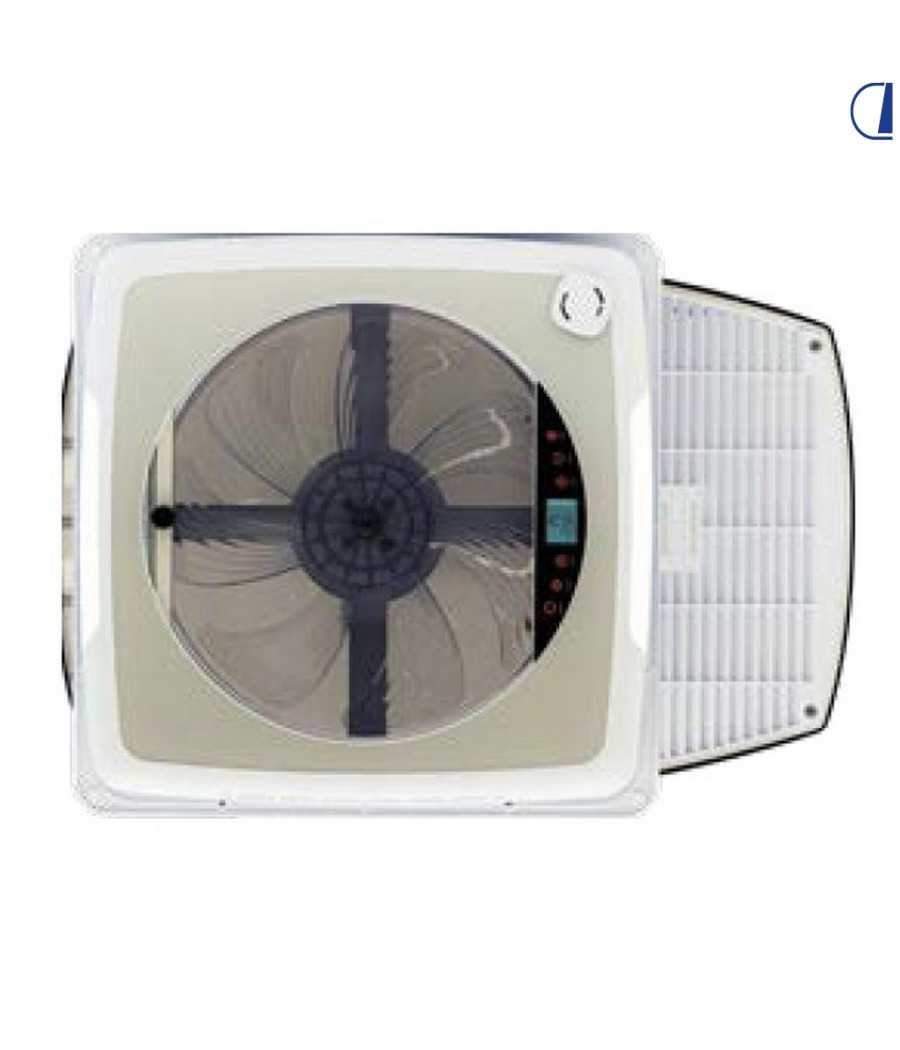 Plus Fan 400x400 Nero V.2.0 Oblò Ventilato Camper DI-TEC