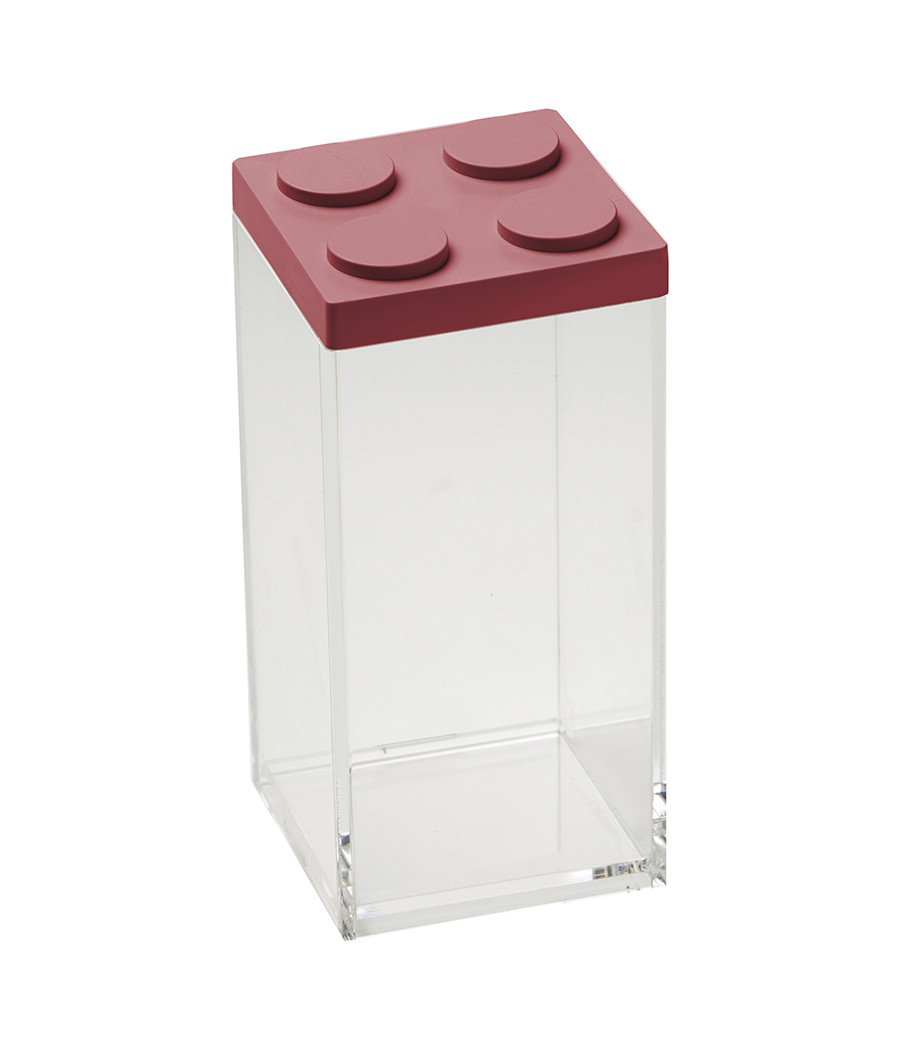 Barattolo modulare 1,5 l Brickstore OMADA Color rosso