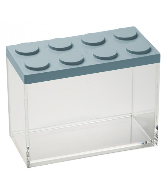 Barattolo modulare 2 l Brickstore OMADA AZZURRO POLVERE