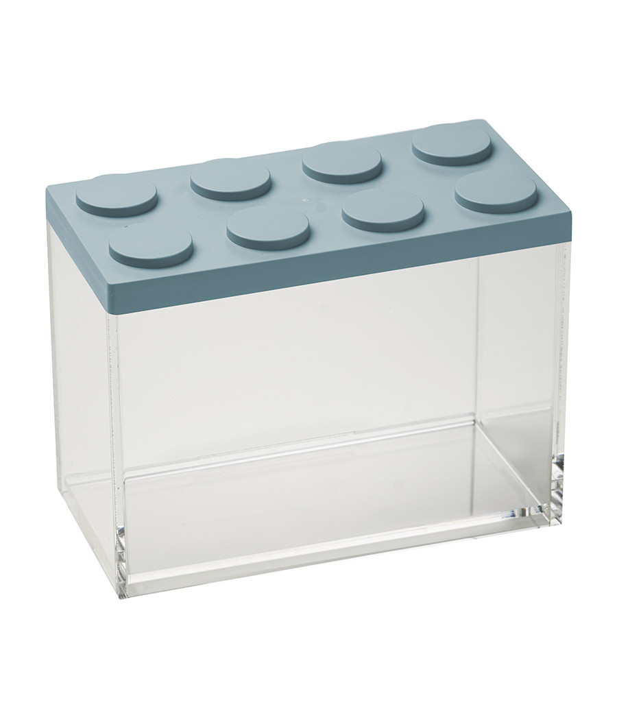 Barattolo modulare 2 l Brickstore OMADA AZZURRO POLVERE