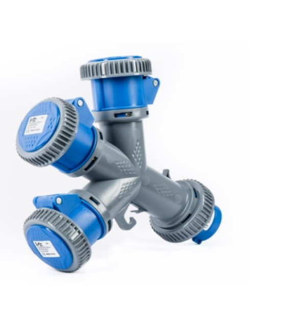 Moltiplicatore industriale a 3 vie IP67 MADE IN ITALY - VB-1452