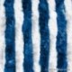 Tenda ciniglia bianco/blu 56x200