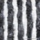 Tenda ciniglia bianco/grigio 56x200