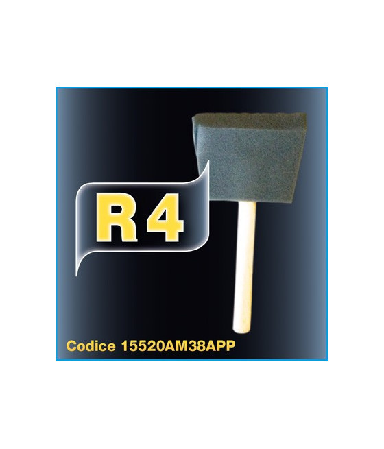 R4  PENNELLO DI SPUGNA PER BLACK VINYL COAT 38