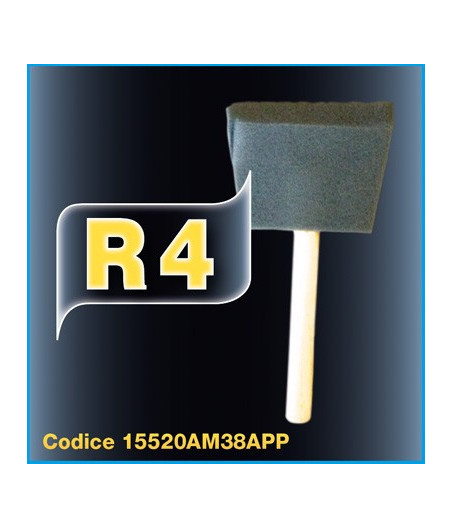 R4  PENNELLO DI SPUGNA PER BLACK VINYL COAT 38