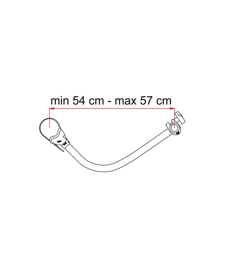 Braccetto ricambio portabici Fiamma