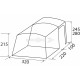 Tenda per Minibus Trails HC Airtech 240-280 cm