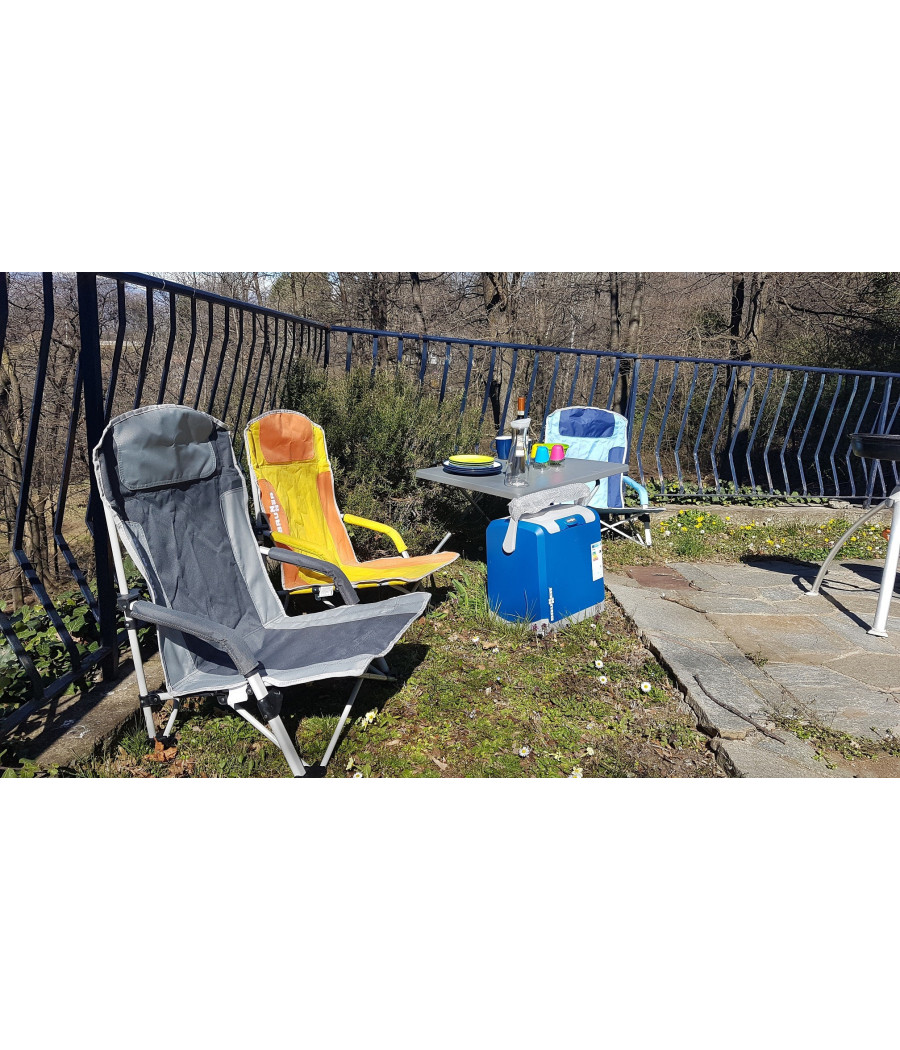 Spiaggina Brunner Bula azzurro pieghevole camping spiaggia