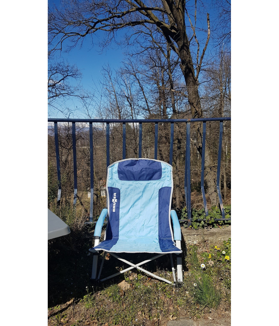 Spiaggina Brunner Bula azzurro pieghevole camping spiaggia