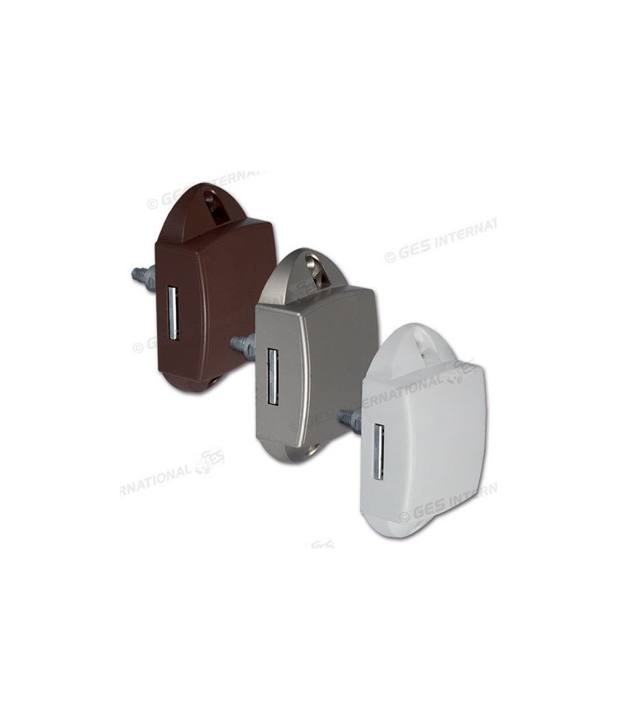 Push-lock unilaterale marrone