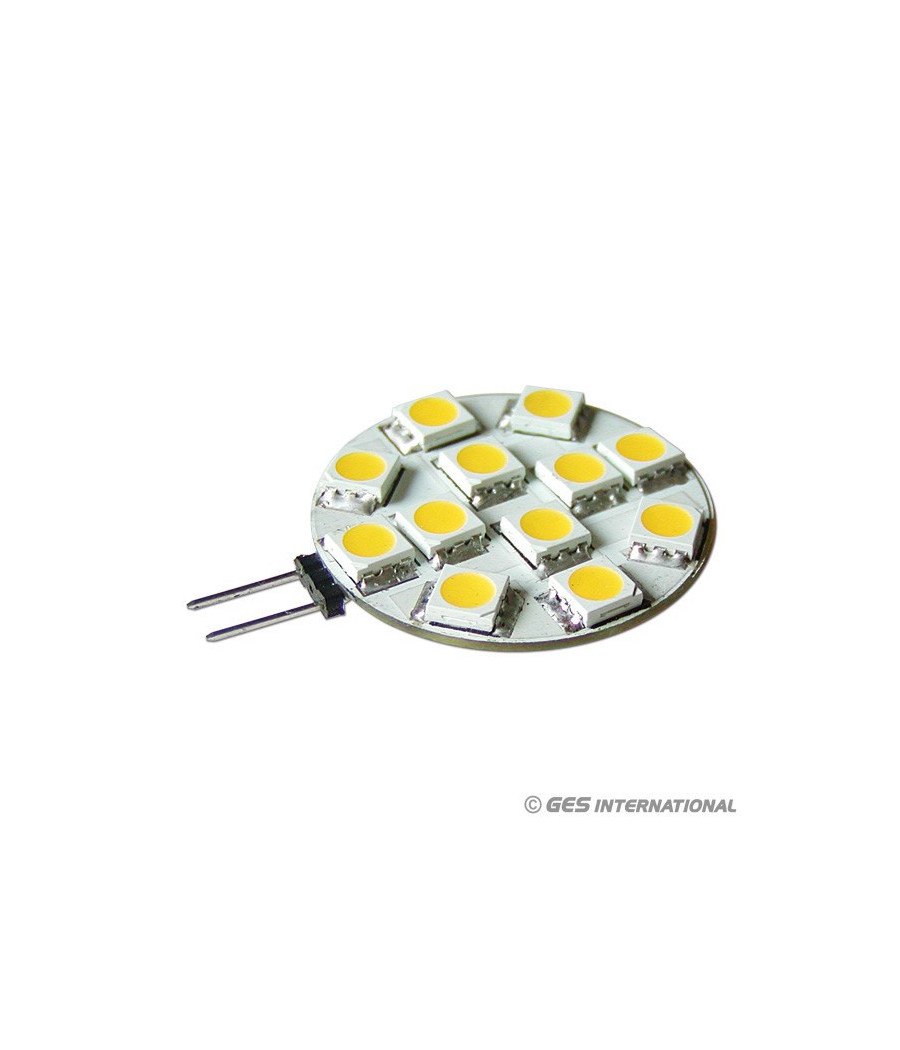 Lampadina 12 LED G4 bianco caldo - LUC013M