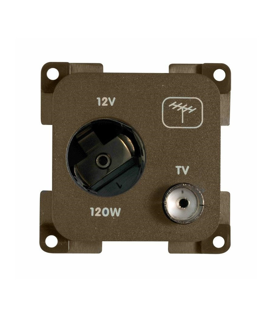 MP12ATV presa 12 v accendisigari + TV marrone