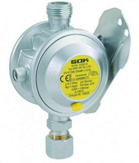 REGOLATORE 30MBAR FISS.PARETE UNIV. 8MM