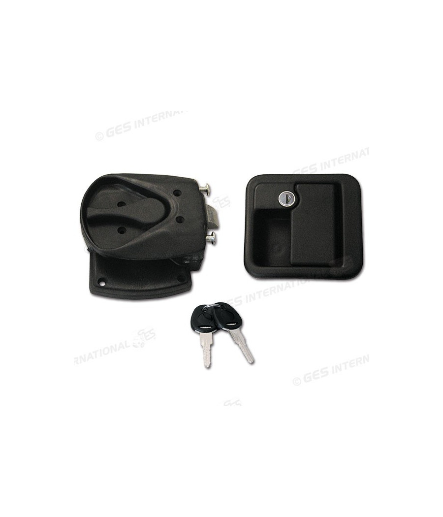 Serratura 1059 nera completa - SRT1059N
