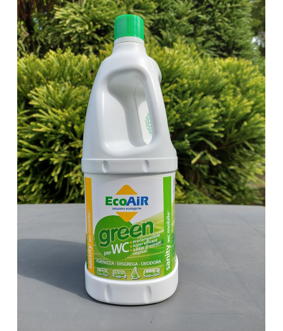 Liquido disgregante 2 l Sanity WC Mobile Green
