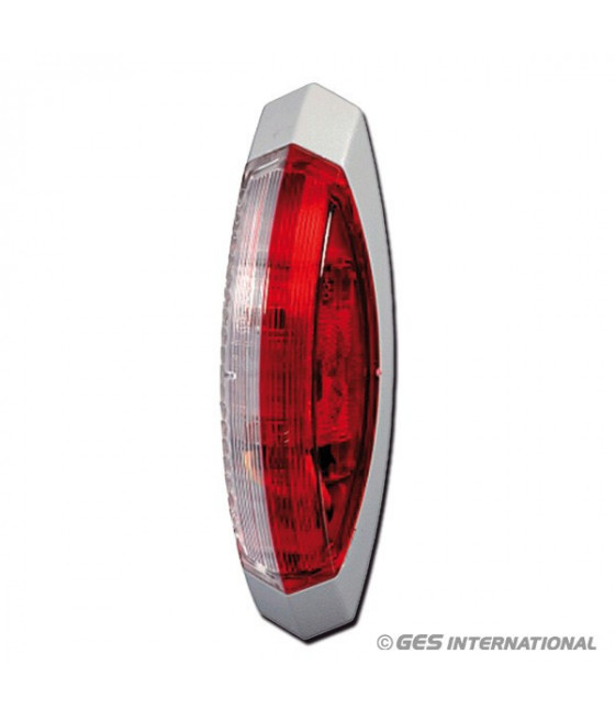 Fanalino ingombro bifacciale base grigia sx - FNL3411