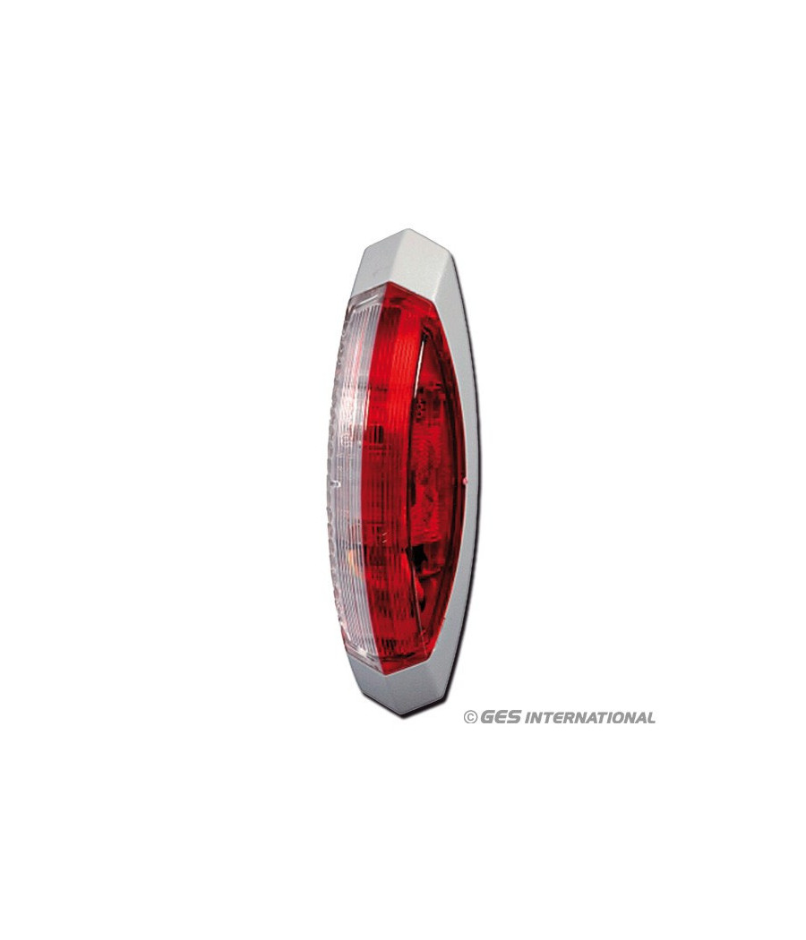 Fanalino ingombro bifacciale base grigia sx - FNL3411