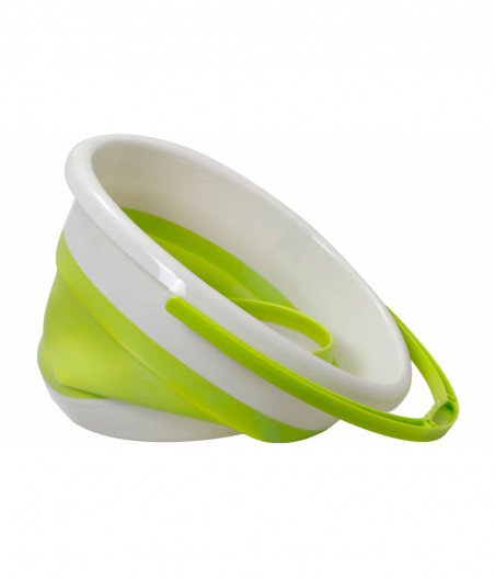 Secchio pieghevole rotondo Vinis Fold Away Verde