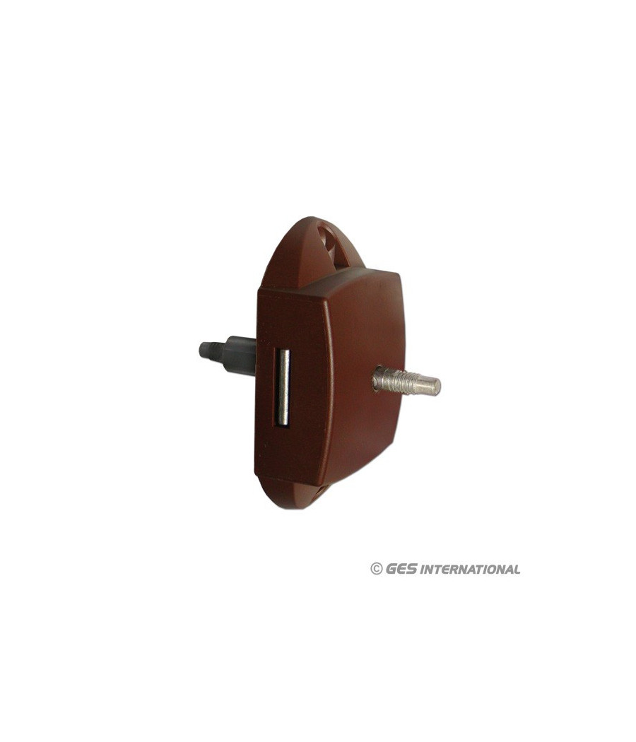 Push-lock bilaterale marrone