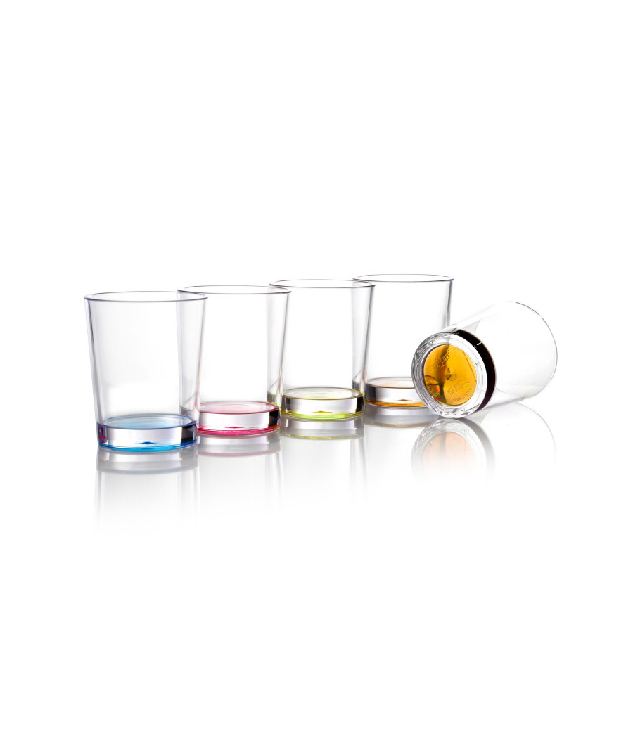 Set 4 bicchieri multiglass color