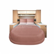 Pronto letto 160 x 210 cm All Season in Lyocell e Cotone Percalle Terracota