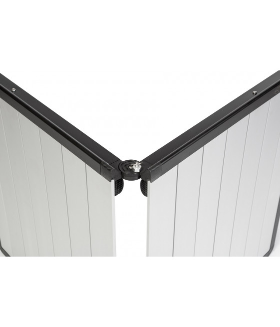 Brunner Dinemic 4 – Tavolo pieghevole regolabile in altezza, robusto e salvaspazio