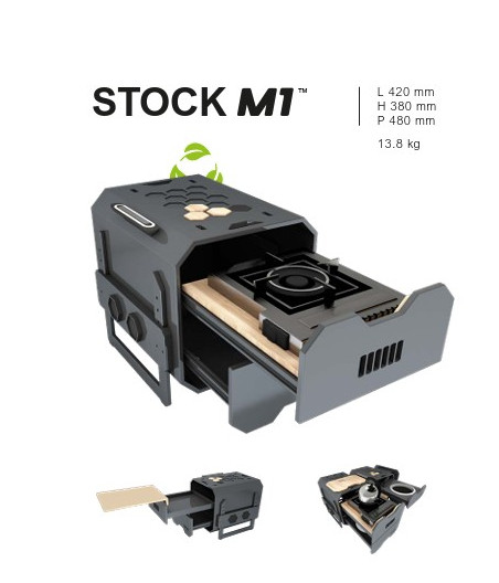 STOCK M1 – Modulo cucina per campeggio auto, fuoristrada, tenda da tetto