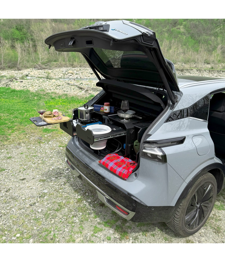 STOCK M1 – Modulo cucina per campeggio auto, fuoristrada, tenda da tetto