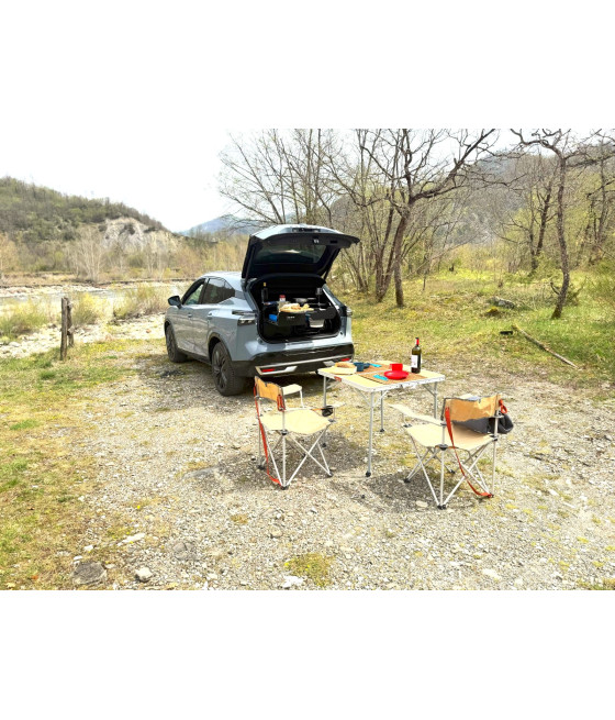 STOCK M2 – Modulo lavaggio e preparazione per campeggio auto, fuoristrada, tenda da tetto