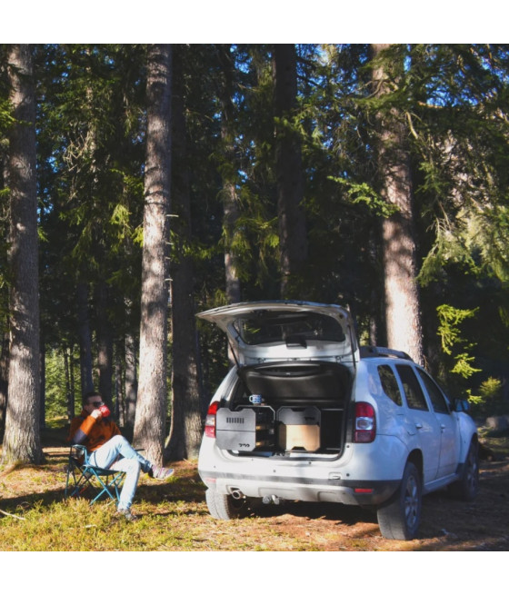 Bundle STOCK M1 + STOCK M2 – Cucina e lavaggio per camperizzazione auto, fuoristrada, tenda da tetto