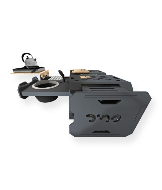 Bundle STOCK M1 + STOCK M2 – Cucina e lavaggio per camperizzazione auto, fuoristrada, tenda da tetto