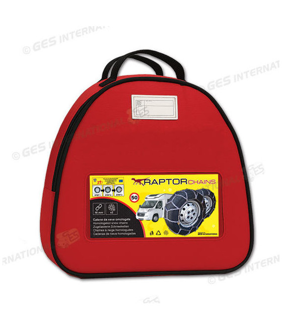 Catena da neve RAPTOR 225 (CTN5225) – Maglia 16 mm per camper