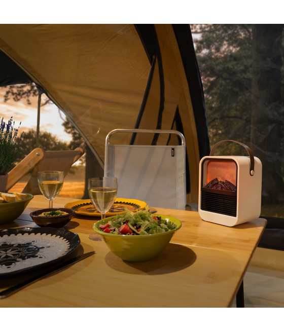 Sunnyflame – Stufa Ceramica con Effetto Fiamma