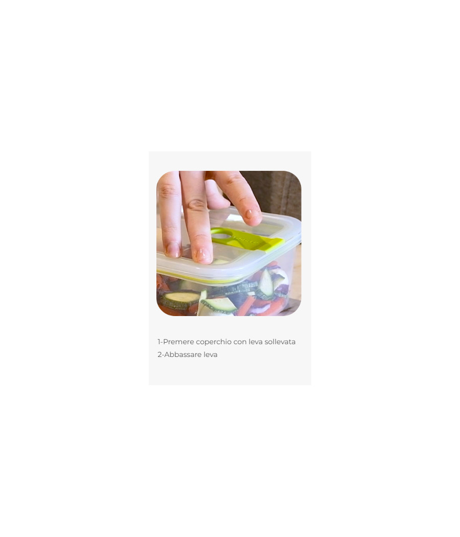 Contenitore ERMETICO per alimenti 2,3 l BLU AVIO OMADA PULL BOX CHEF