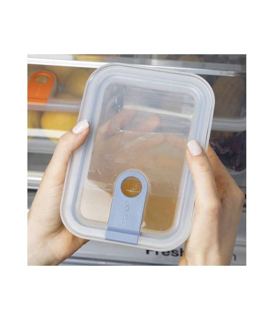 Contenitore ERMETICO per alimenti 2,3 l BLU AVIO OMADA PULL BOX CHEF