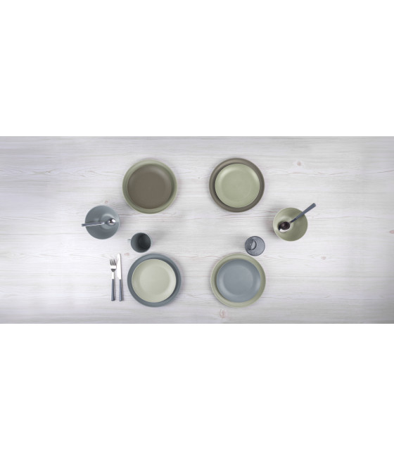 Set stoviglie PLA Tierra Magma 16 pz Brunner – Microonde