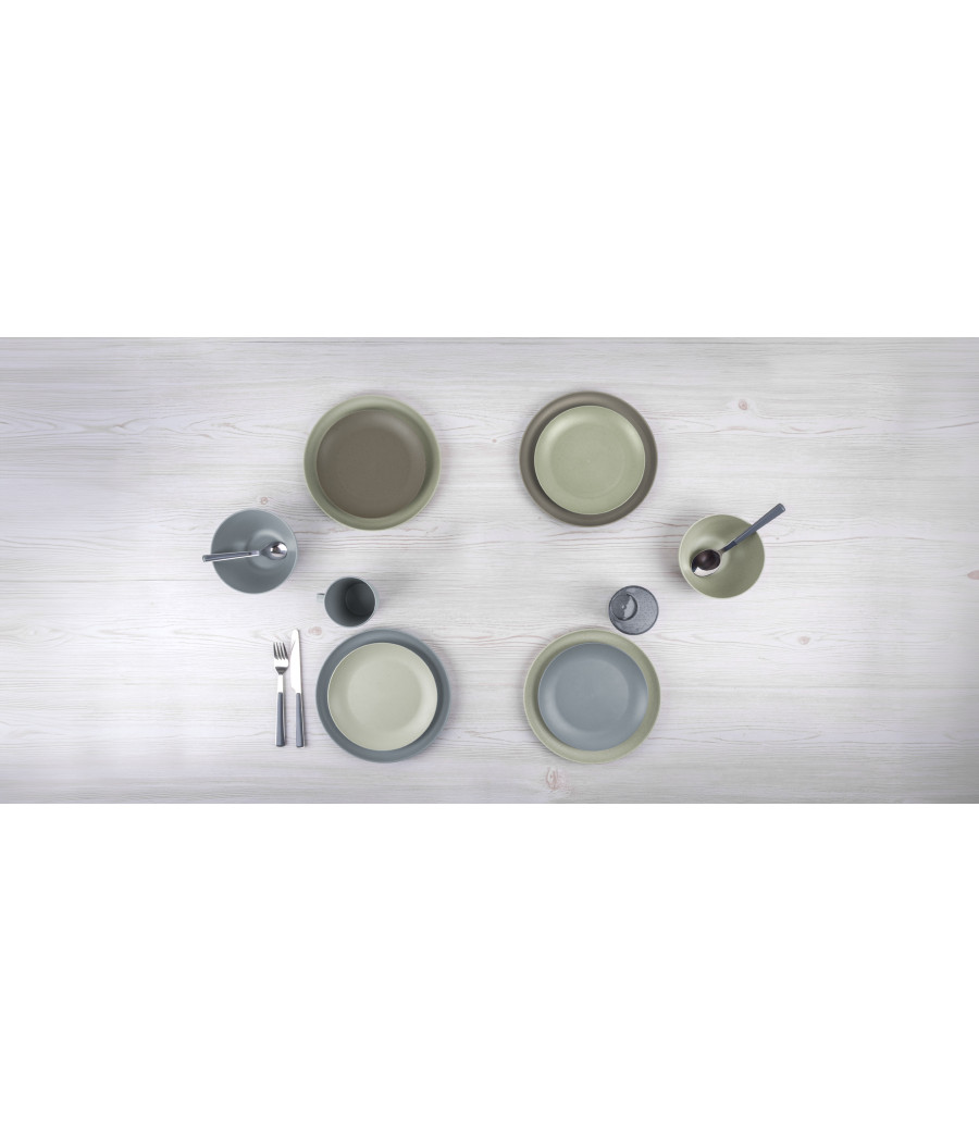 Set stoviglie PLA Tierra Magma 16 pz Brunner – Microonde