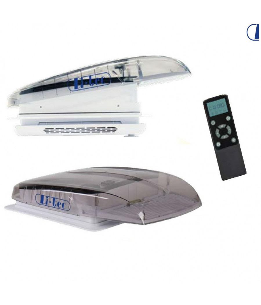 Plus Fan Crystal 400×400 Di‑Tec | Oblò Ventilato Camper