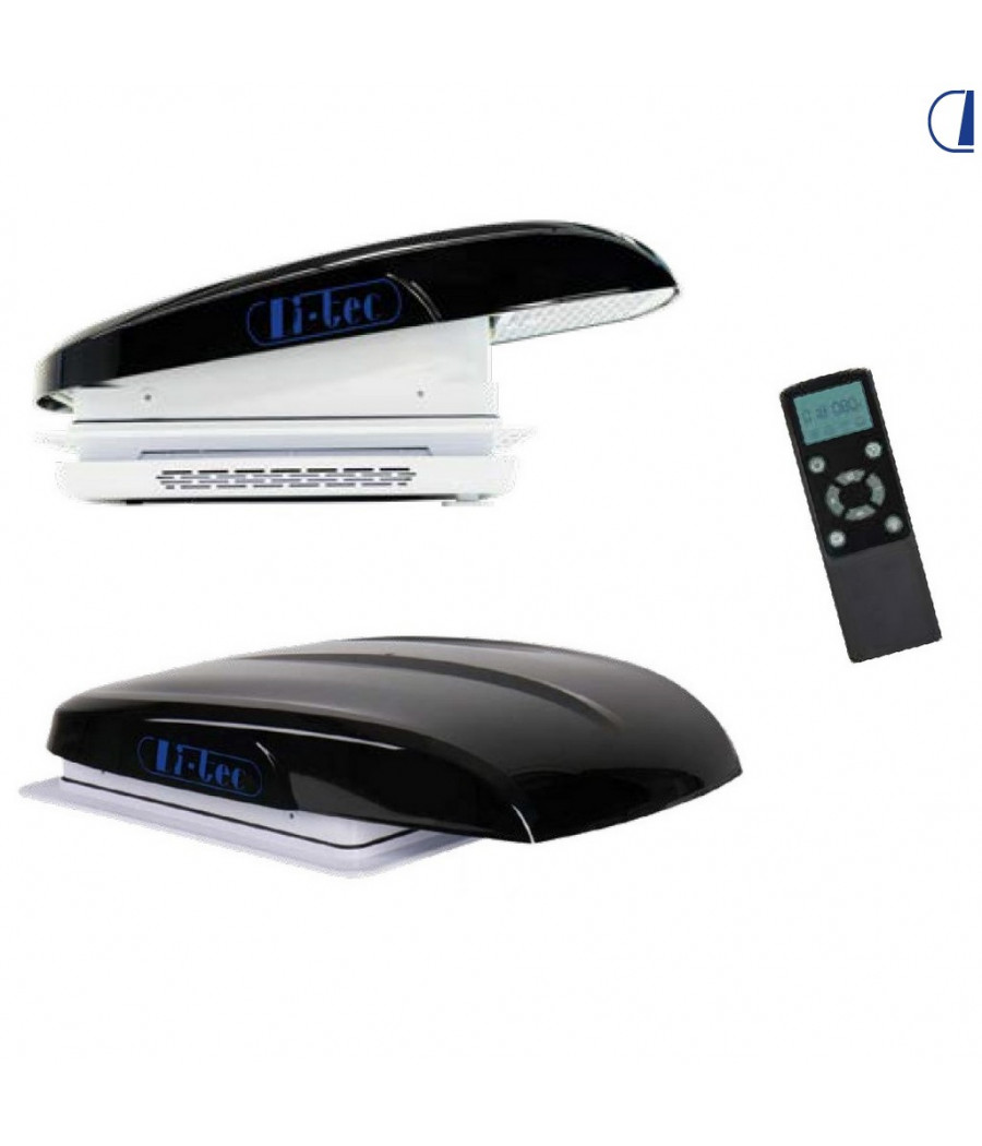 Plus Fan Nero 400×400 Di‑Tec | Oblò Ventilato Camper