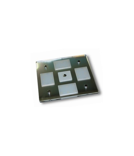 Plafoniera quadrata a led 12 W
