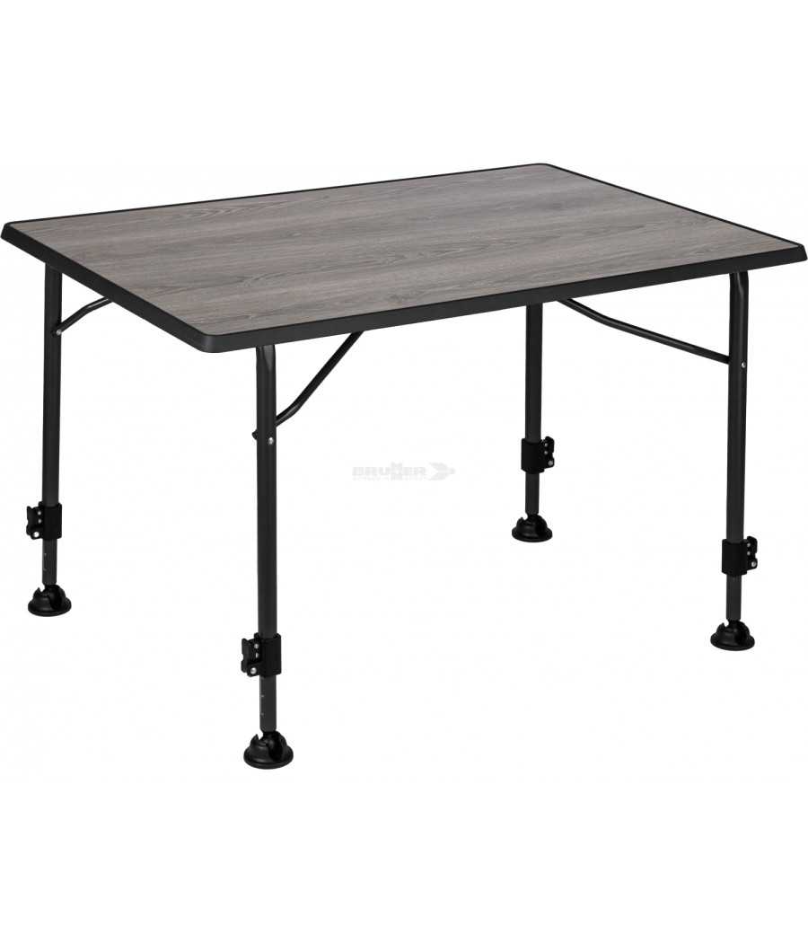 Tavolo Brunner Linear Greywood 115 Regolabile Campeggio
