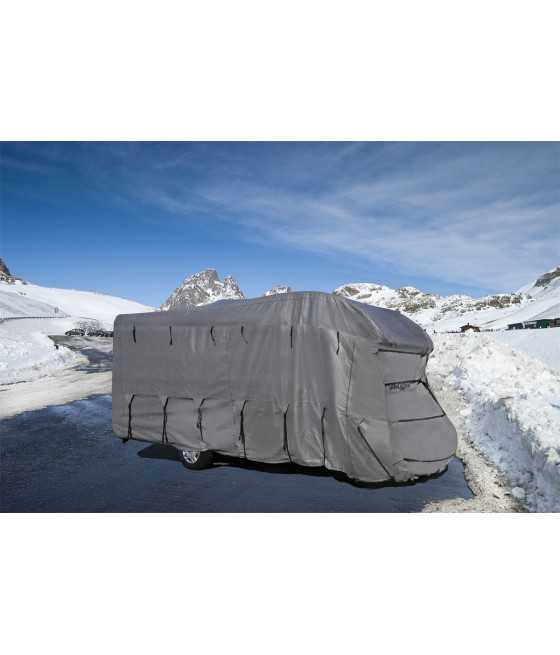 Brunner Camper Cover 6M 600–650 cm – Telo invernale TNT 4 strati per camper