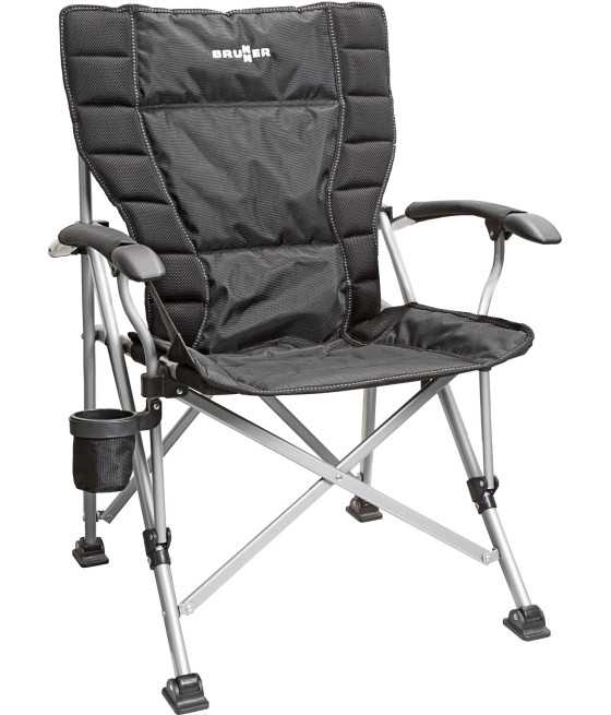 Brunner Raptor NG 2.0 – Sedia pieghevole a ombrello in acciaio 100% poliestere con portata 120 kg