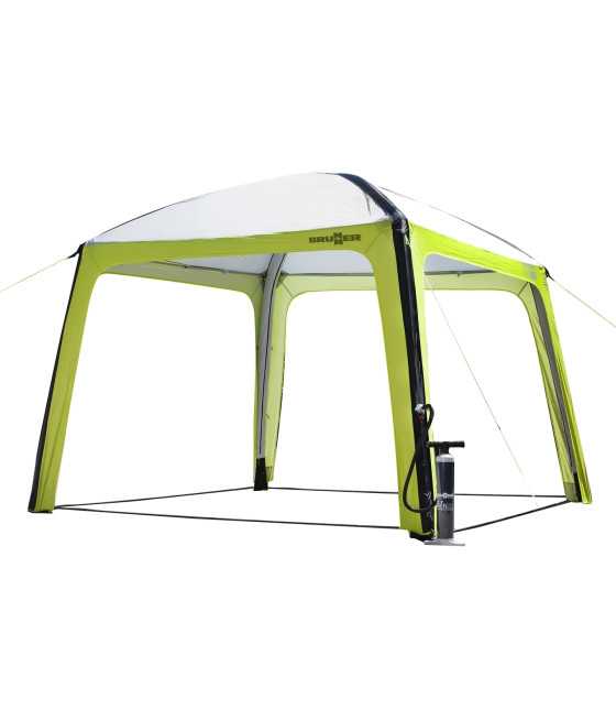 Brunner Aquamar – Gazebo gonfiabile AirTube 300×300 cm in poliestere 190T PU